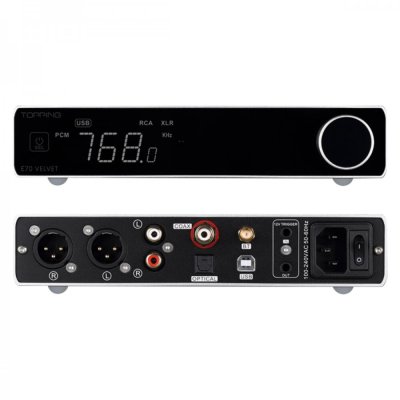 Topping E70 Velvet DAC ตั้งโต๊ะระดับเรือธง รองรับ Dual Hi-Res