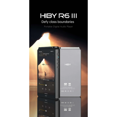 Hiby R6iii DAP เครื่องเล่นพกพาระดับเรือธงปรับ Class แอมป์ได้ รองรับ MQA
