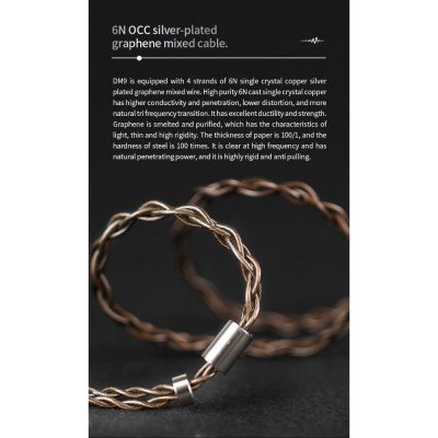 BGVP DM9 หูฟัง Hybrid 9 ไดรเวอร์ 4EST+4BA+1DD