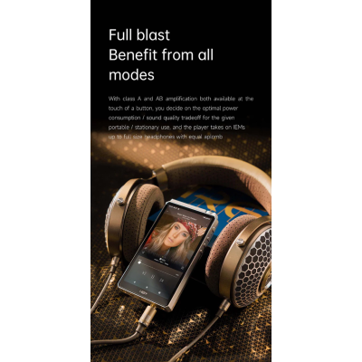 Hiby R6iii DAP เครื่องเล่นพกพาระดับเรือธงปรับ Class แอมป์ได้ รองรับ MQA