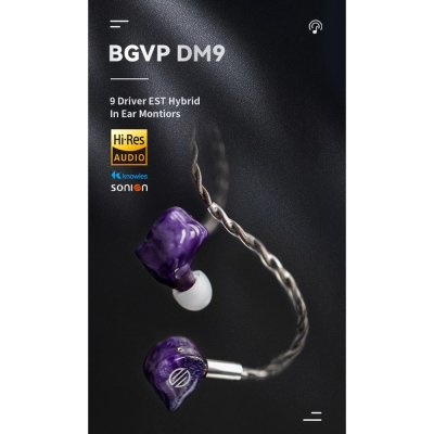 BGVP DM9 หูฟัง Hybrid 9 ไดรเวอร์ 4EST+4BA+1DD