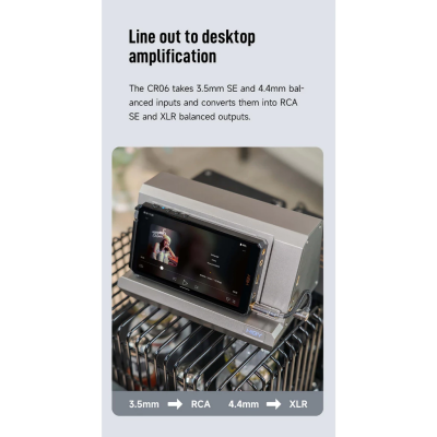 Hiby CR06 แท่นวางเครื่องเล่นเสียงดิจิตอลไฮไฟ สำหรับเครื่องเล่นเพลงพกพา