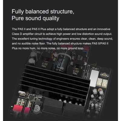 Topping PA5ii แอมป์ตั้งโต๊ะ Class D โครงสร้าง Fully Balanced