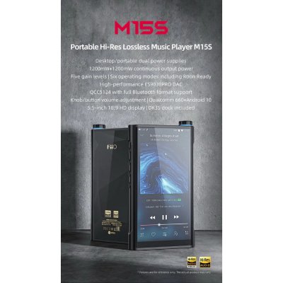 FiiO M15S DAP พกพาระดับเรือธงแห่งยุค รองรับ Dual Hi-Res