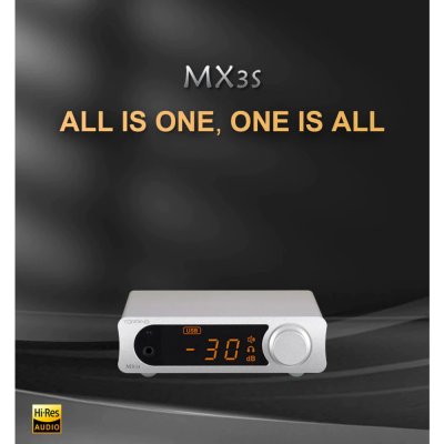 Topping MX3S DAC/AMP ตั้งโต๊ะแบบออลอิลวันพร้อมรีโมทควบคุม