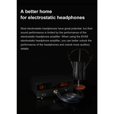 Topping EHA5 ภาคขยาย Headphone Amplifier สำหรับหูฟัง Electrostatic