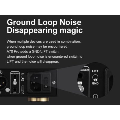 Topping A70 PRO Headphone Amplifier ตั้งโต๊ะ กำลังขับสูง