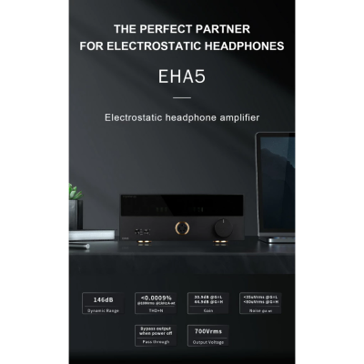 Topping EHA5 ภาคขยาย Headphone Amplifier สำหรับหูฟัง Electrostatic