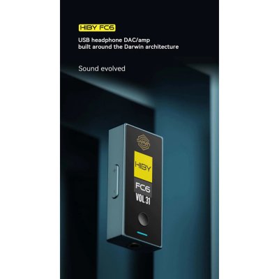 HiBy FC6 DAC/AMP พกพาแบบ R2R รองรับ MQA