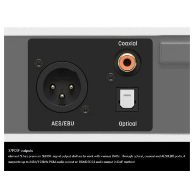 Matrix Audio Element S เครื่องเล่นเพลงเครือข่ายตั้งโต๊ะ