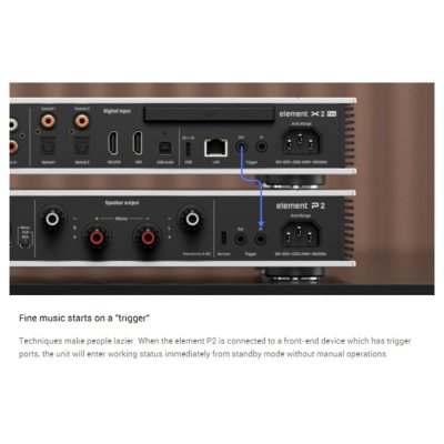 Matrix Audio Element P2 Power Amplifier คลาส D สำหรับเครื่องเสียง