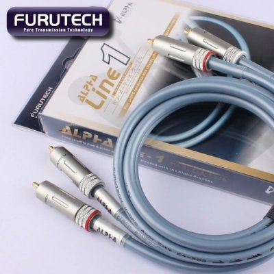 FURUTECH  ALPHA LINE 1 ยาว 1 m สาย interconnect RCA α (Alpha) μ-OFC conductor