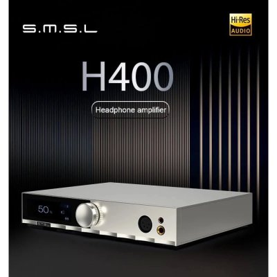 SMSL H400 แอมป์หูฟังตั้งโต๊ะความละเอียดสูง รองรับฟังก์ชันปรีแอมป์ระดับไฮเอนด์