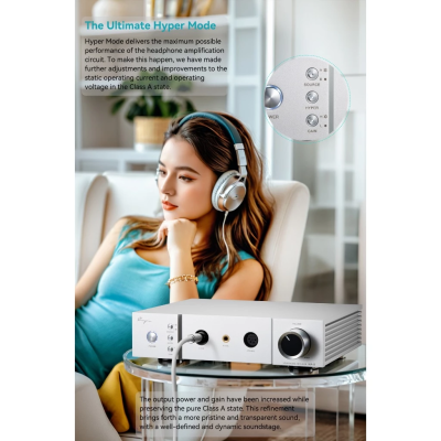 Cayin IHA-8 แอมป์หูฟัง 4 ช่องสัญญาณ Class A แบบ Discrete JFET กำลังขับสูง กระแสไฟสูง