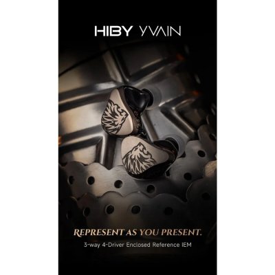 Hiby Yvain หูฟัง IEMs 4BA ไดร์เวอร์ Crossover 3 ทาง บอดี้เรซินเกรดการแพทย์