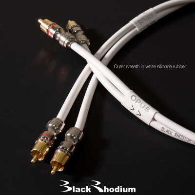 Black Rhodium Opus Stereo Interconnect RCA-RCA 1M.