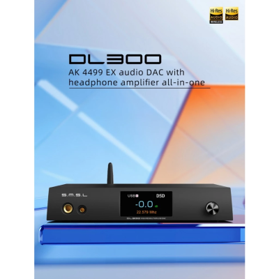 SMSL DL300 DAC/AMP ตั้งโต๊ะ รองรับ MQA, Dual Hi-Res