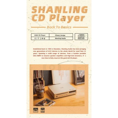 Shanling CD80 เครื่องเล่น CD พร้อม DAC/AMP ในตัวรองรับ MQA