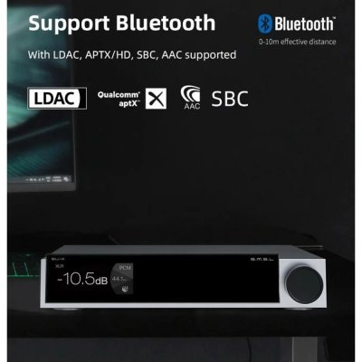 SMSL SU-X DAC ตั้งโต๊ะชิป ES9039MSPRO x2 รองรับ MQA, LDAC, Hi-Res