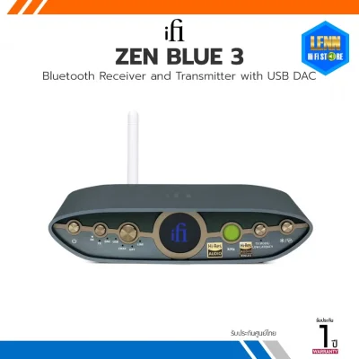 iFi Audio ZEN Blue 3 สตรีมเมอร์ไร้สายความละเอียดสูง Bluetooth 5.4 Lossless พร้อม DAC ในตัว