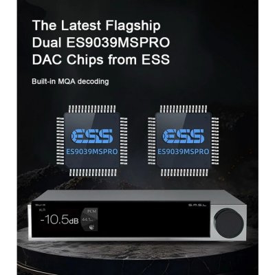 SMSL SU-X DAC ตั้งโต๊ะชิป ES9039MSPRO x2 รองรับ MQA, LDAC, Hi-Res