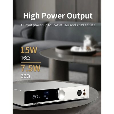 SMSL H400 แอมป์หูฟังตั้งโต๊ะความละเอียดสูง รองรับฟังก์ชันปรีแอมป์ระดับไฮเอนด์