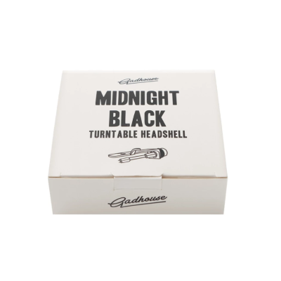 Gadhouse Midnight Black Headshell Silver ที่ยึดหัวเข็มเครื่องเล่นแผ่นเสียง