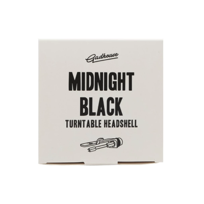 Gadhouse Midnight Black Headshell Silver ที่ยึดหัวเข็มเครื่องเล่นแผ่นเสียง