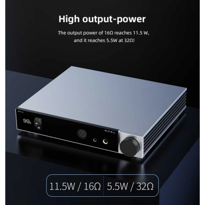 SMSL SH-X Headphone Amplifier ตั้งโต๊ะ กำลังขับสูง รองรับ Hi-Res