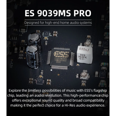 SMSL DL400 DAC/AMP ตั้งโต๊ะ ชิป ESS ES9039MSPRO รองรับ MQA, LDAC, Dual Hi-Res