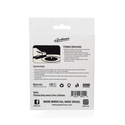 Gadhouse Vinyl cleaner set อุปกรณ์ทำความสะอาดแผ่นเสียง