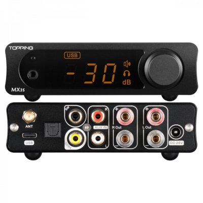 Topping MX3S DAC/AMP ตั้งโต๊ะแบบออลอิลวันพร้อมรีโมทควบคุม