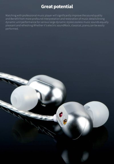 TFZ COCO HiFi IEM หูฟัง 1 ไดรเวอร์ Dynamic