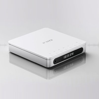 FiiO DM13 เครื่องเล่น CD รุ่นแรก พร้อมหน้าจอแสดงผล ปุ่มควบคุมการเล่น ช่องเสียบหูฟัง