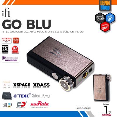 iFi Audio GO blu - The pocket rocket Hi-Res Bluetooth DAC