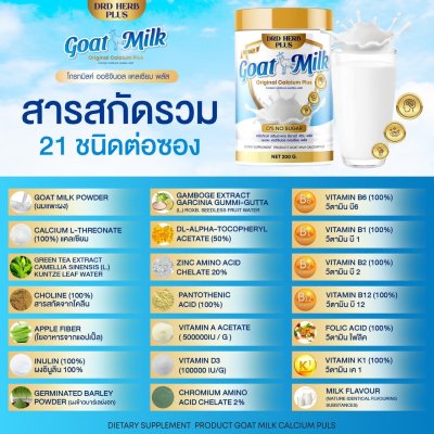 นมแพะ นมที่แม่อี๊ดดวงใจแนะนำ   3 กระปุก แถม 1 กระปุก 1000 บาท