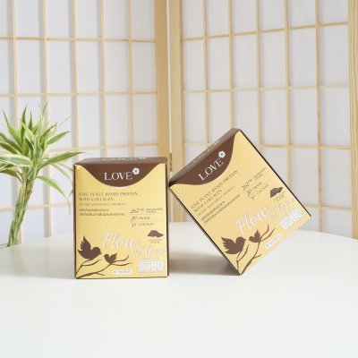 Love protein เลิฟ โปรตีนพืช สูตรแพทย์ รสช็อคโกแลต (Chocolate) สูตรเพิ่มน้ำนม "Flow of Love"