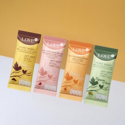 (เซ็ตทดลอง) Love protein เลิฟ โปรตีนพืช สูตรแพทย์ โปรตีนบำรุงคุณแม่ ก่อนท้อง ตั้งครรภ์ และหลังคลอด