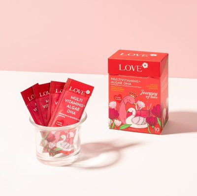 Love Prenatal Vitamins วิตามินบำรุงครรภ์ ผงกรอกปาก รสลิ้นจี่ บำรุงคุณแม่ก่อนท้อง ตั้งครรภ์ หลังคลอด