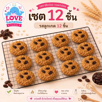 Love คุกกี้เพิ่มน้ำนม คุกกี้นมล้น คุกกี้แม่ให้นม Love Lactation cookies