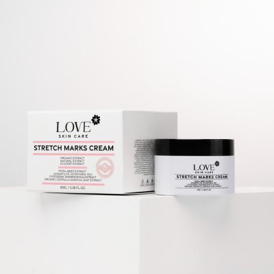 Love Skin Care : Stretch Marks Cream ครีมลดรอยแตกลาย ป้องกันผิวแตกลาย สูตรแพทย์