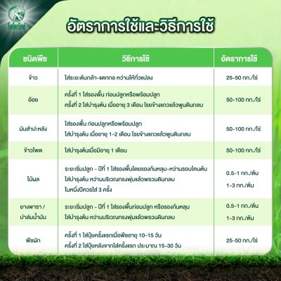 ปุ๋ยเคมี เทอรา 21-8-8 ตราไดโนเร็กซ์ ขนาด 25 กิโลกรัม