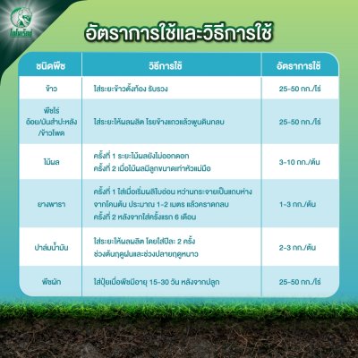 ปุ๋ยเคมี ไมนัส 8-16-16 ตราไดโนเร็กซ์ ขนาด 25 กิโลกรัม