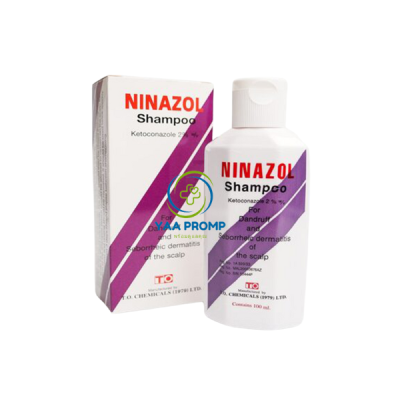 NINAZOL SHAMPOO นินาซอล แชมพู ขจัดรังแค ขนาด 100 มล.