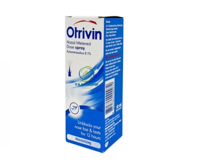 OTRIVIN NASAL SPRAY 0.1% โอตริวิน สเปรย์พ่นจมูก