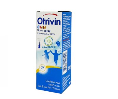 OTRIVIN NASAL SPRAY 0.05% โอตริวิน สเปรย์พ่นจมูก สำหรับเด็ก