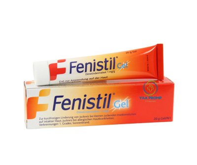 FENISTIL GEL เฟนิสทิล เจล ทาผื่นคัน ขนาด 20 กรัม FENISTIL GEL เฟนิสทิล เจล ทาผื่นคัน ขนาด 20 กรัม