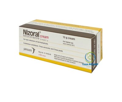 NIZORAL CREAM 15G.  ไนโซรัลครีม ยาทาฆ่าเชื้อรา