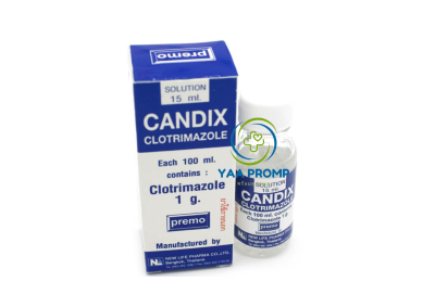 CANDIX แคนดิกซ์ ยาทาฆ่าเชื้อราชนิดน้ำ ขนาด 15 มล.