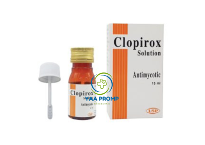 CLOPIROX  โคลพิรอกซ์ ยาทาฆ่าเชื้อราชนิดน้ำ 15 มล.